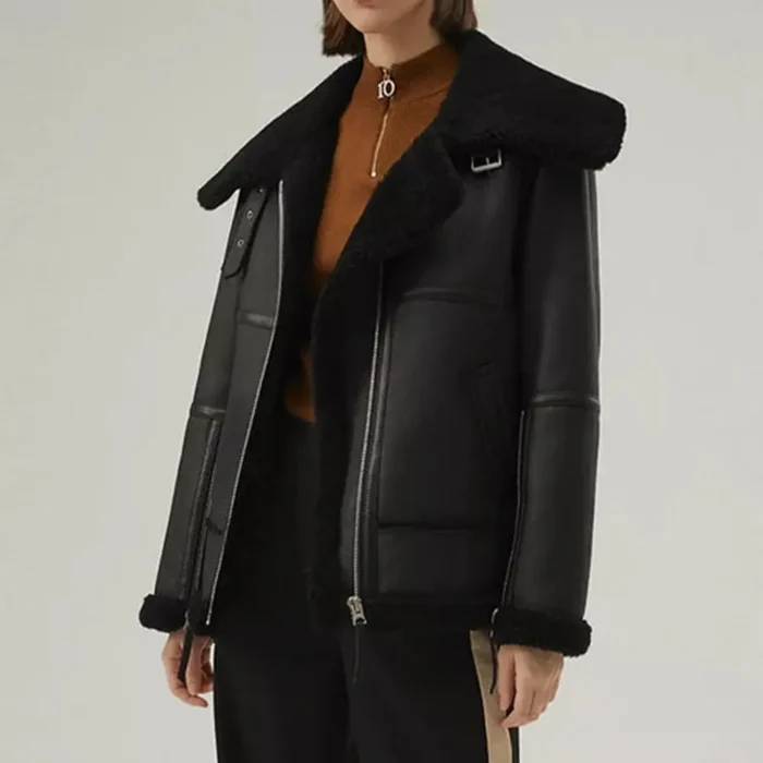 women shearling jacket-shearling jacket-womens leather shearling jacket-black sheepskin jacket womens-black leather shearling jacket-black shearling jacket womens-ladies shearling jacket-sheepskin leather jacket women's-black leather jacket with fur