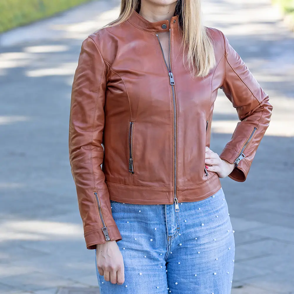 Leather jacket-Womens leather jacket-Womens leather jackets-Leather jackets-brown leather jacket-brown jacket-brown jacket womens