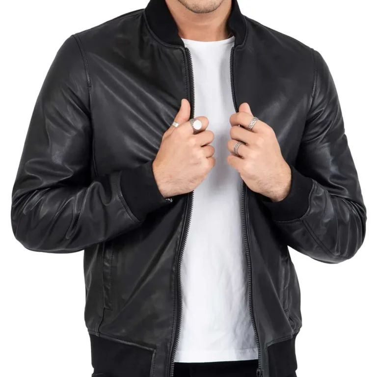 Black bomber jacket-Black leather bomber jacket-Black jacket-black bomber jacket mens-mens black bomber jacket-black jacket men-mens black jacket